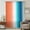 Orange Blue, variant on Orange Blue Ombre Sheer Curtains 108" Extra Long for Living Room, Abstract Modern Art Aesthetics Light Filtering Privacy Drapes, Breathable Semi Sheer Window Treatment for Floor to Ceiling Window