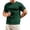 Green, variant on Men's T-Shirts Short Sleeve Crew Neck Textured Grid Patterned Summer Fashion Basic Breathable Versatile Casual Streetwear