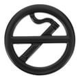 thumbnail image 3 of MOVTOTOP No Smoking Metal Sticker Reminder Sticker Do Not Smoke Sign Warning Decal, 3 of 6