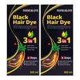 thumbnail image 2 of TOPHUBLOVE Natural Hair Dye Ginger Color Shampoo 3 in 1 for Men and Women 2 pack  500ml/each- Black, 2 of 11