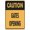 Warning Sign 4, variant on Caution Garage Opens Outwards Sign - 8"x12" Vintage Metal Warning Sign, Retro Industrial Decor for Home Farm Bar Coffee Shop Club Wall Decoration