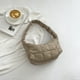 thumbnail image 4 of Bolsas de hombro para mujer Bolsa de compras de color sólido simple acolchado de tela (caqui) Ndcxsfigh Para Estrenar, 4 of 9