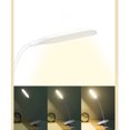 thumbnail image 5 of 1 Pce Lampe de Table LED Mini Lampe de Lecture Portable Lampe de Bureau avec Pince pour Chambre Dortoir Bureau (Blanc), 5 of 5