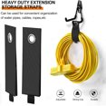 thumbnail image 5 of 4pcs/ pack Black Orange Garage Hooks Heavy Duty, Utility Garage Wall Storage Hooks for Hanging, Garage Organization and Tool Hangers for Bike, Ladder Hanging, Ropes, Garden Tools and Bulky Items, 5 of 8