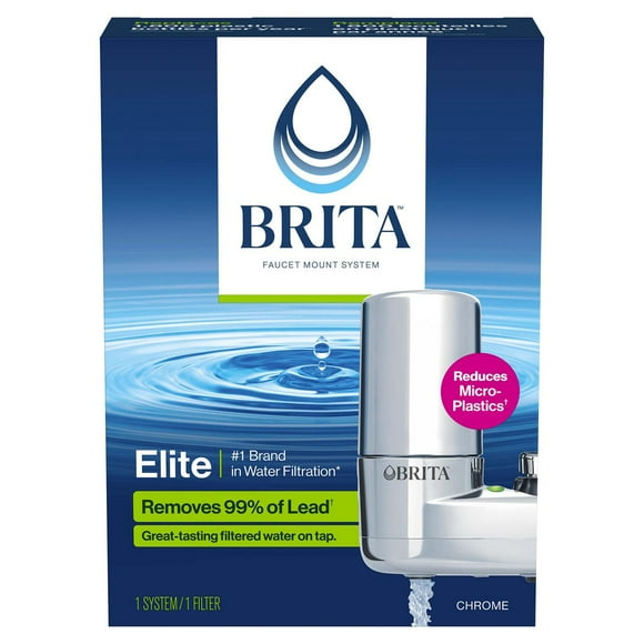 Brita On Tap Faucet Water Filter System, Chrome,, On Tap Water Faucet
