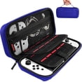 thumbnail image 3 of daydayup Estuche de transporte - Estuche de viaje portátil rígido protector azul medianoche Estuche para consola y accesorios..., 3 of 4