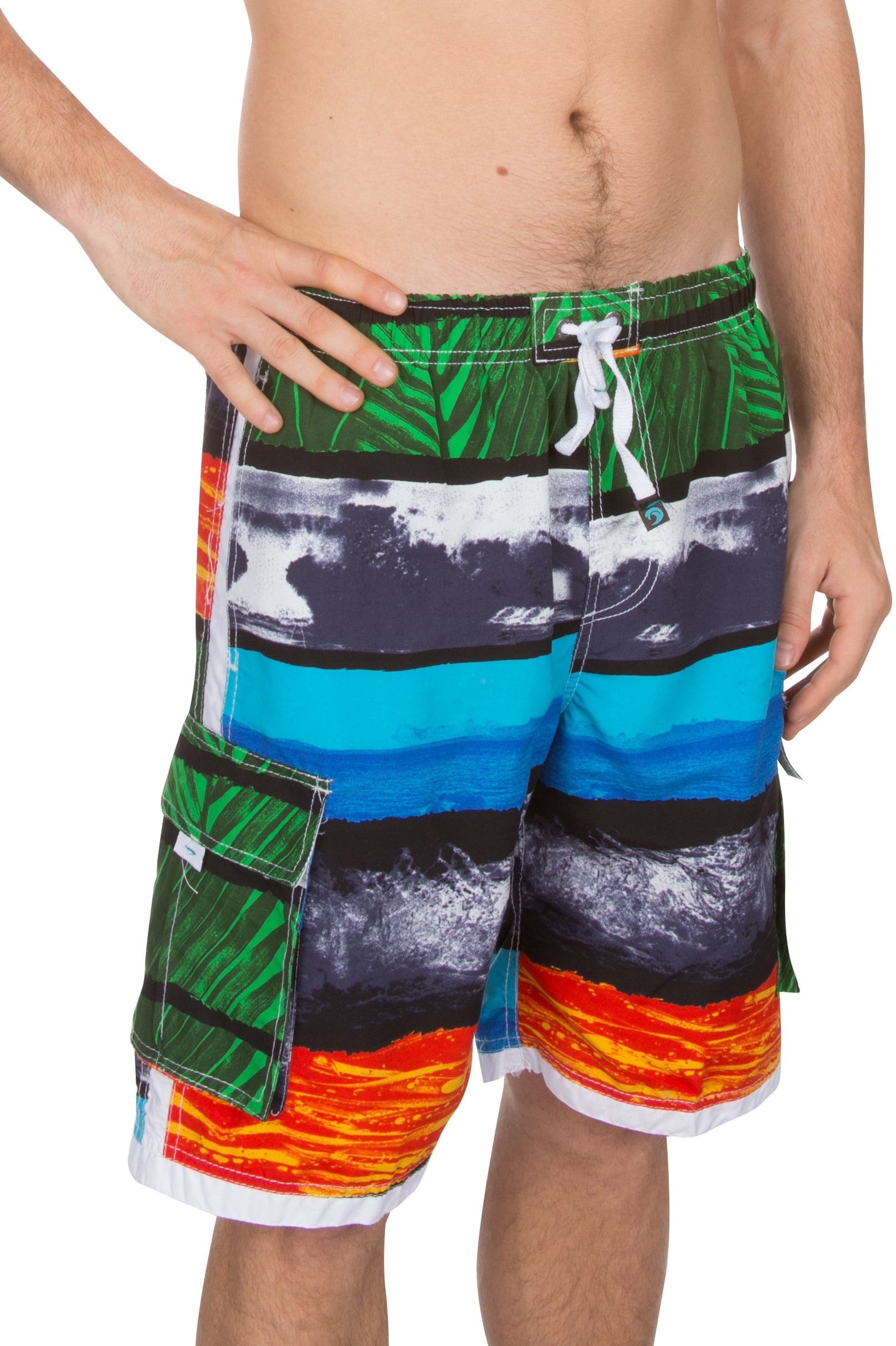 Stingray Skate Surf Cargo Swim Trunks 