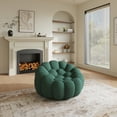 thumbnail image 2 of The Magic Home 49" 1-Seater Bubble Curved Couch, Green, 2 of 10