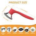 thumbnail image 2 of Thren Cast Iron Scrubber,Stainless Steel Skillet Cleaner,Scrub Dishwand,with Handle,for Kitchen Cleaning Frying Pans Skillets Woks, 2 of 10