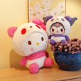 thumbnail image 3 of 70cm Sanrio My Melody Kuromi Cosplay Panda dibujos animados Anime lindo peluche juguetes Kawaii muñeca de peluche suave niña regalo de cumpleaños, 3 of 4