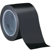 3M™ 471 Vinyl Tape, 5.2 Mil, 3" x 36 yds., Black, 3/Case (T9684713PKB)