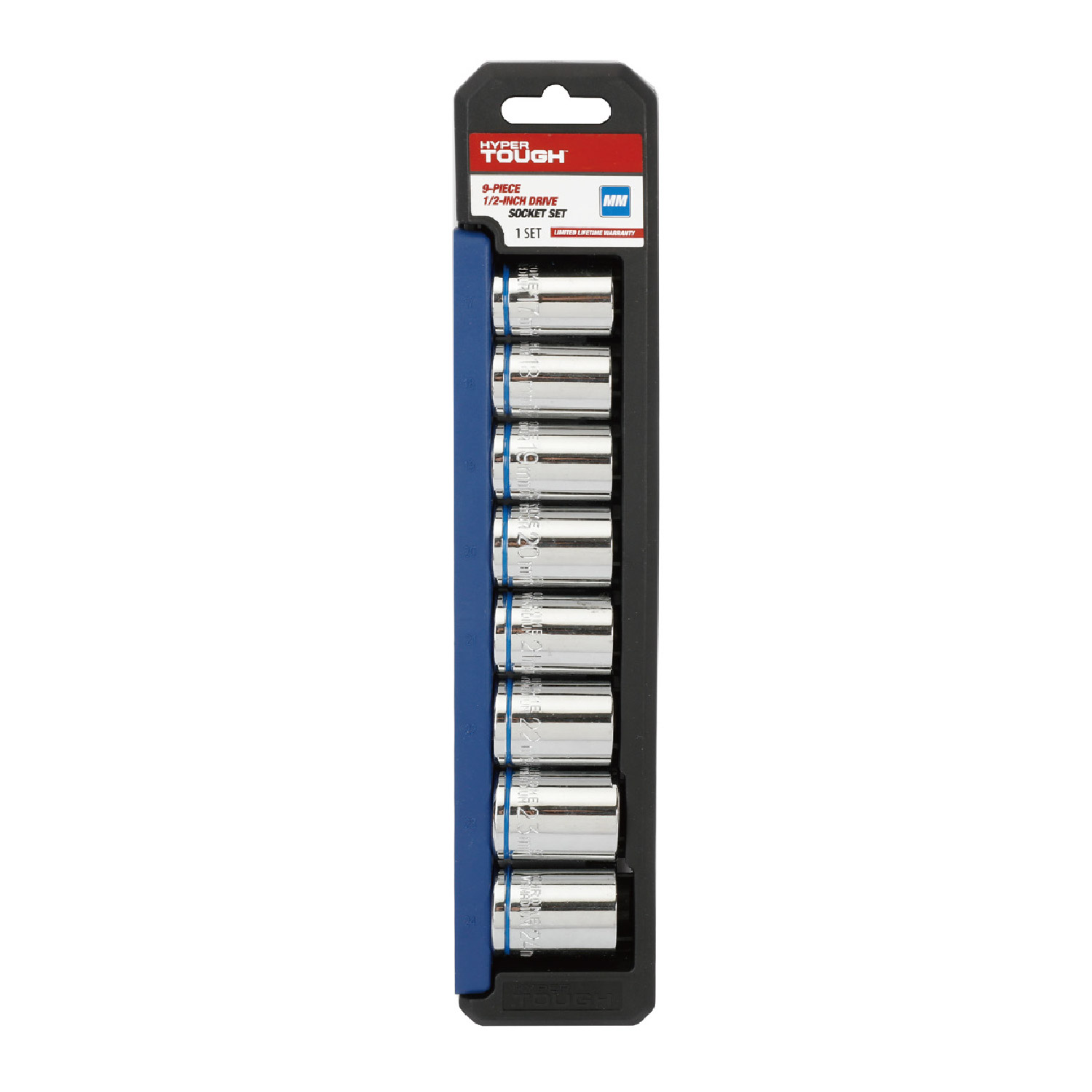 Hyper Tough 9-Piece Metric Socket Set, 1/2-Inch Drive photo 7