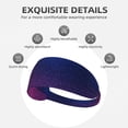 thumbnail image 3 of Neon Glitter Headbands for Women Men, Workout Elastic Sweat Band for Yoga Running Cycling Gym Exercise Non Slip Head Bands for Women's Hair, 3 of 5