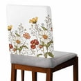 thumbnail image 2 of Daisy Flowers Chair Covers Set of 1 Plants Chair Back Covers Stretch Removable Washable Slipcovers Protector for Dining Room Kitchen Party Decor, 2 of 5