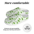 thumbnail image 6 of Rateoe Kitchen Utensiles Cooking Pots Print Women's Men's Cotton Knit Slippers Lightweight Memory Foam Indoor House Shoes with Anti-Skid Sole-46/47, 6 of 7
