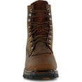thumbnail image 4 of Cody James Men's 8" Mustang Waterproof Lace-Up Kiltie Work Boot Square Toe Brown 13 EE  US, 4 of 7