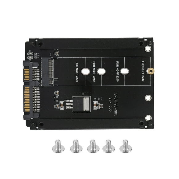WALFRONT High Performance 22pin M.2 NGFF to SATA Adapter Plug and Play M.2 to SATA M Key,M.2 NGFF to SATA Adapter, NGFF M.2 to SATA