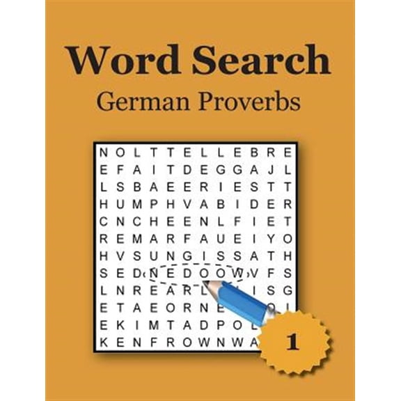 Pre-Owned Word Search - German Proverbs