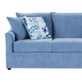 thumbnail image 5 of Pemberly Row Fabric Sofa with 4 Accent Pillows in Blue Slate, 5 of 6