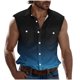 thumbnail image 2 of Ceisia Relaxed Fit Men's Gradient Print Sleeveless Shirt Vest Gift, 2 of 9
