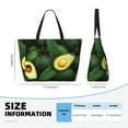 thumbnail image 4 of Disketp Fresh Avocados Bolsa de Playa de Gran Capacidad, Bolso Impermeable y a Prueba de Arena para Mujer, Ideal para Playa, Piscina y Natación, 4 of 7