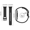 thumbnail image 3 of Sporty Breathable Silicone Watch Band Sweatproof Water Proofing and Comfortable Wearing Experience Compatible with Smartwatch, 3 of 5