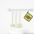 thumbnail image 3 of Puppy on Green Pawprints Pair of Pot Holders, 3 of 3