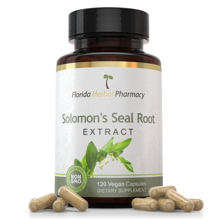 Florida Herbal Pharmacy, Solomon's Seal Extract Supplement Capsules 10:1 (120 Capsules), TWO MONTHS SUPPLY