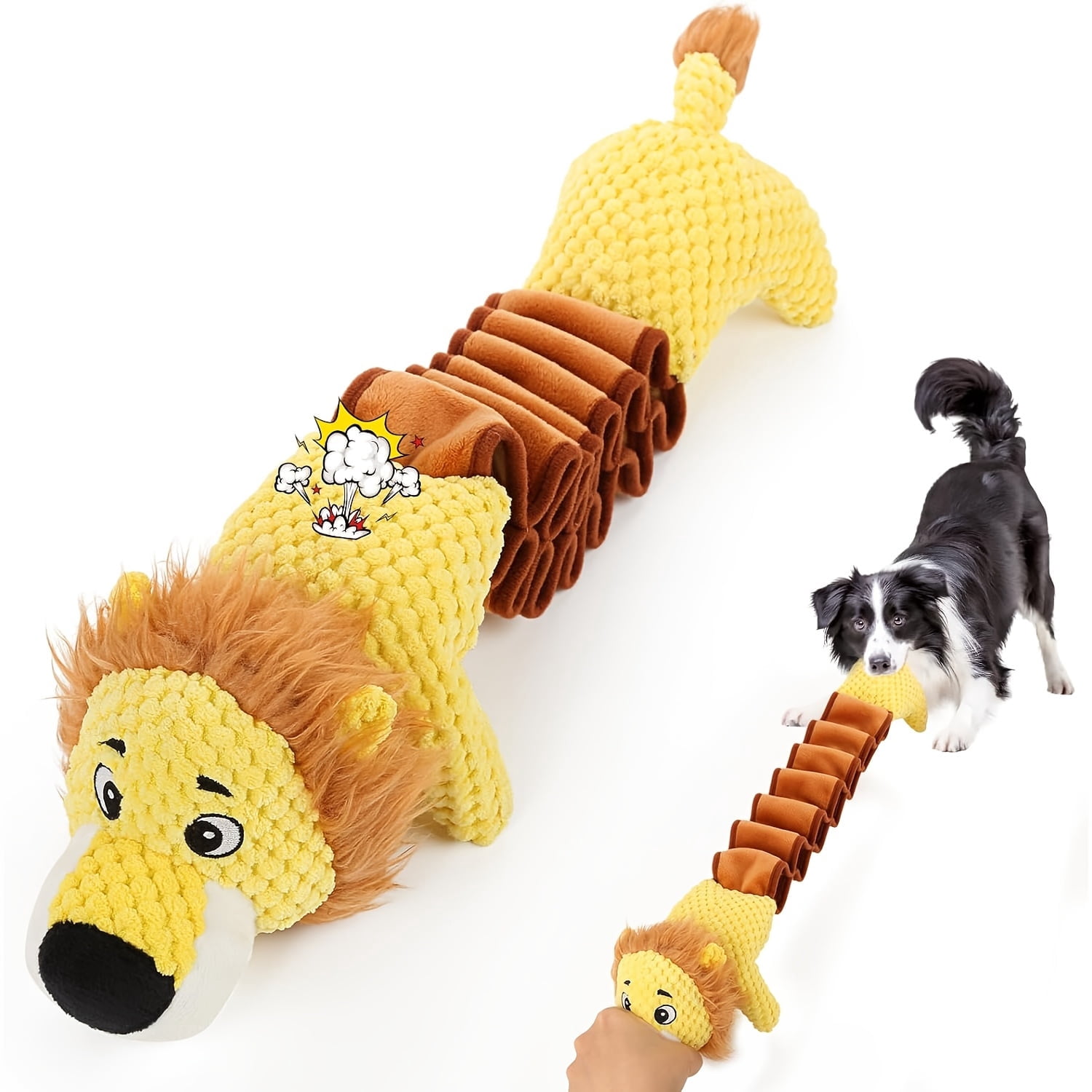 SPOT Skinneeez Extreme Quilted Raccoon Dog Toy, Stuffing Free with