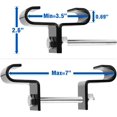 thumbnail image 3 of YES4ALL Capacity I-Beam Clamp Hanger & Stainless Steel Punching Bag Hanger with 4 Snap Hooks for Heavy Bag, Gym Swing, Trapeze, and Hammock, 3 of 7