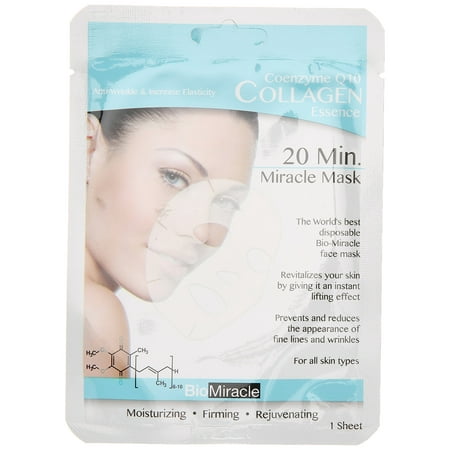 Biomiracle Anti-Aging Moisturizing Collagen Face Masks, 5 Ct