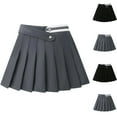 thumbnail image 7 of Zwiiyzr 2025 Girls Pleated Skirts Kids Casual Mini Flare A Line Skorts Skirt 3-11 Years Gray, 7 of 7
