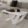 thumbnail image 2 of Homitis-Pipra -White-Coffee Table, 2 of 4