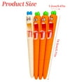 thumbnail image 3 of Denhf 4Pcs Funny Screaming Carrot Gel Pens, 0.5mm Retractable Fine Point Black Ink Pens with Pressing Tongue Design, Cute Smooth Writing Pens for Writing and Sketching, Office Supplies, 3 of 9