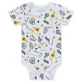 thumbnail image 3 of Newborn & Infant WEAR by Erin Andrews Boston Bruins Turn Me Around Bodysuits & Pants 3-Piece Set, 3 of 5