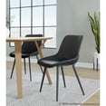thumbnail image 4 of LumiSource Outlaw Two-Tone Chair - Set of 2, 4 of 13