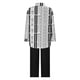 thumbnail image 5 of Puntoco Conjunto de dos piezas de pantalones Harlan de plástico de manga larga informal con estampado de moda holgado para mujer Puntoco Puntoco-8153, 5 of 6