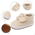 thumbnail image 6 of Cute Cartoon Rabbit Baby Slip On Sneakers for Boys Girls Breathable Leather Toddler Non Slip Walking Shoes Brown Size 5 Infant, 6 of 7