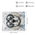 thumbnail image 3 of Qxltty Cartoon White Labrador Soft Cozy Fluffy Blankets for Couch Sofa Chair Bed Camping Picnic Travel Lightweight Bed 50×60inch, 3 of 7