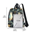 thumbnail image 3 of FORMRS Women's Travel Backpack Purse Anti-Theft Hidden Pockets Casual Shoulder Bag, Mystical Owls Pattern, 3 of 7
