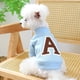 thumbnail image 1 of Ropa para mascotas, osito de peluche, para otoño e invierno, acolchado, cálido, con la letra M, serie de camisetas, 1 of 6