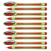 Schneider Xpress Fineliner Pen, Fiber Tip, 0.8 mm, Red, Pack of 10