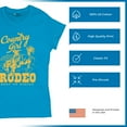thumbnail image 6 of Country Girl Rodeo T-Shirt Vintage Cowgirl Women's Tee, 6 of 7