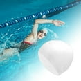 thumbnail image 2 of Unique Bargains 1 Pc Silicone Waterproof Non-slip Swim Cap White, 2 of 5