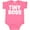 Hot Pink, variant on Inktastic Tiny Boss Boys or Girls Baby Bodysuit