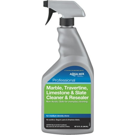CUSTOM BLDG PRODUCTS Marble, Travertine, Limestone & Slate Cleaner & Resealer, 1-Qt. (Best Upholstery Cleaning Products)
