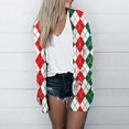 thumbnail image 2 of Cárdigan de Navidad Para Mujer, Blusa Holgada de Manga Larga Con Estampado de Moda Para Otoño Odeerbi  ODB197527, 2 of 6