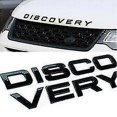 thumbnail image 1 of Gloss Black Discovery Land Rover Letters Sticker Stick On Emblem Badge For Front Grill Bonnet Badge Emblem Or Rear, 1 of 1