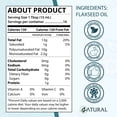 thumbnail image 6 of Zatural Flaxseed Oil – Pure, Cold-Pressed, Organic Flax Seeds, Packed with Omega-3, Vegan, Non-GMO (8oz), 6 of 9