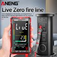 thumbnail image 2 of ANENG Digital Multimeter Tester Smart Touch Auto-Ranging 9999 Counts Rechargeable Anti-burning Ohm Amp VoltMeter With DC/AC Current Voltage Resistance Capacitor Frequency Temperature, 2 of 8